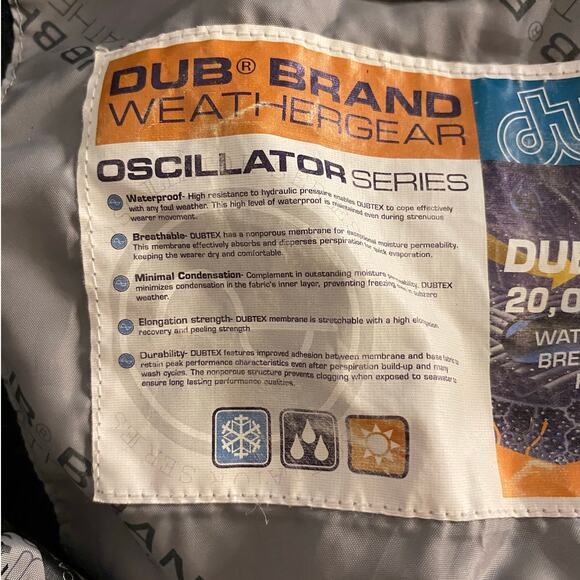 Y2K Snowboard Ski Cargo Pants Cream White Dub Brand Weathergear XL - Picture 6 of 8